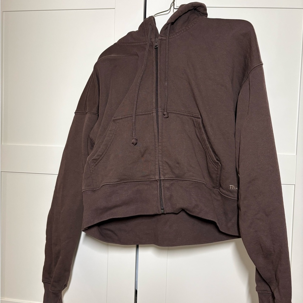 Aritzia TNA Sweatfleece Extra Fleece Boyfriend Hoodie Size M